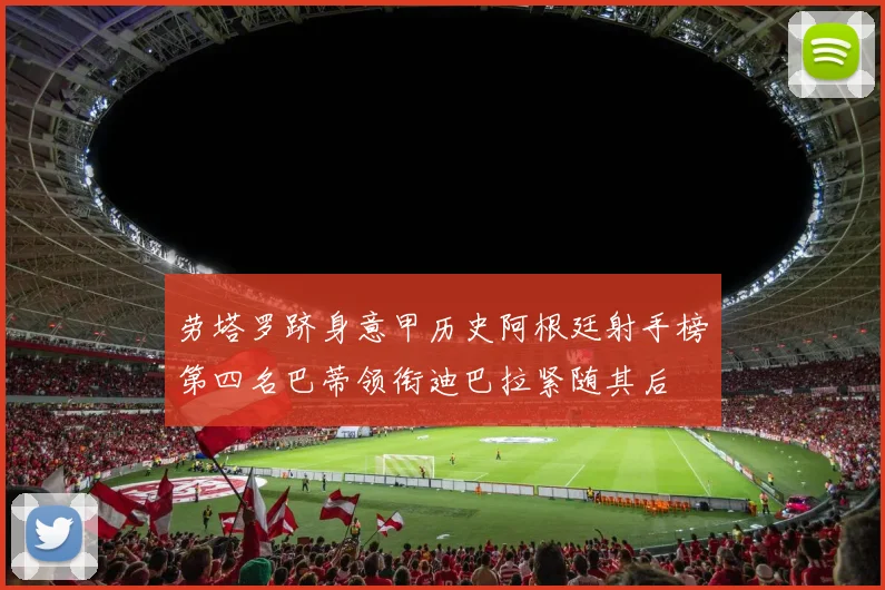 劳塔罗跻身意甲历史阿根廷射手榜第四名巴蒂领衔迪巴拉紧随其后